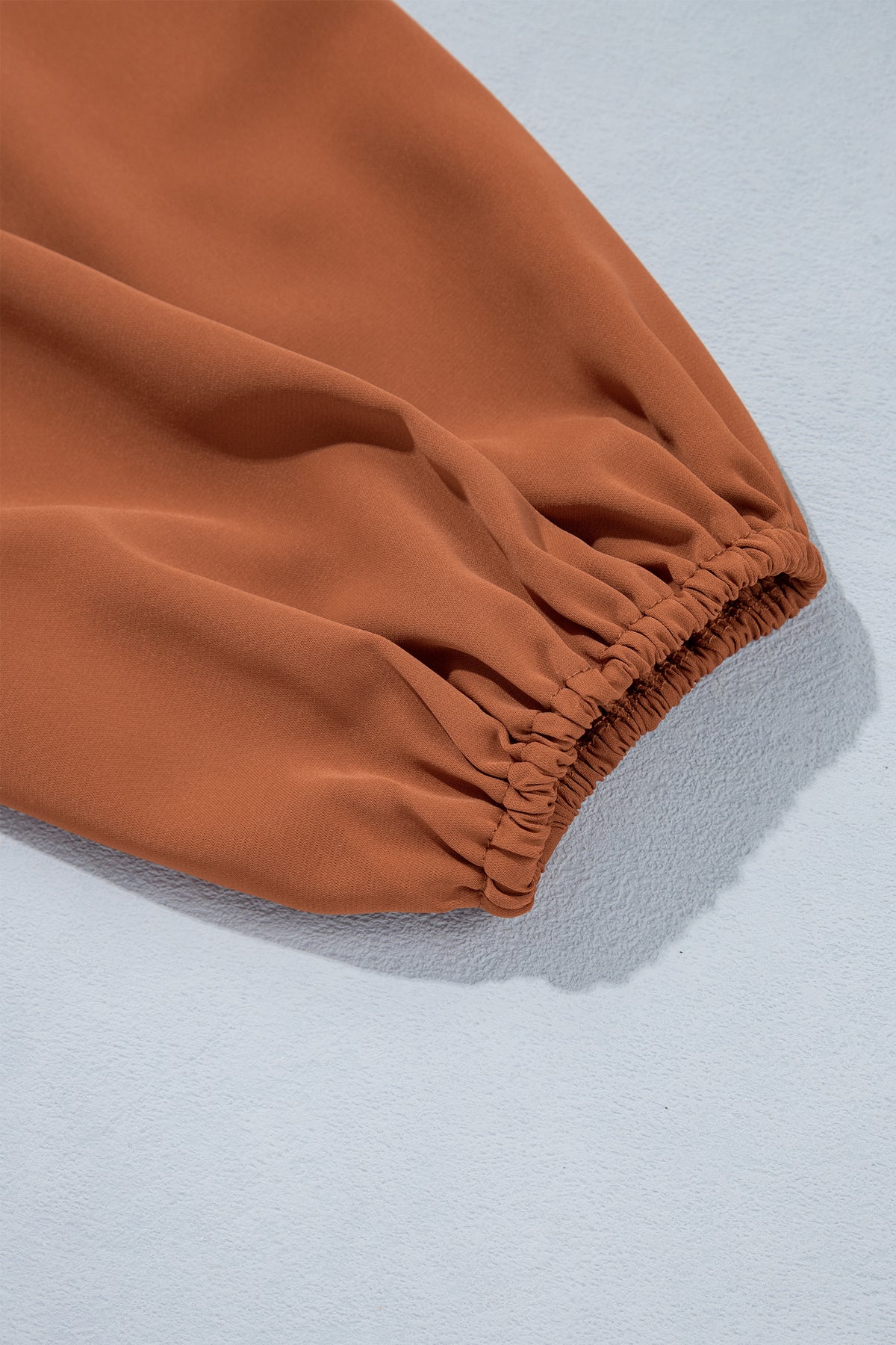 *Chestnut Boho V Neck Embroidered Tassel Long Sleeve Plus Size Blouse