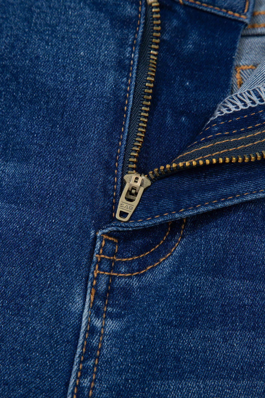 *Sky Blue Tailored Seam Detail Womens Shift Jeans
