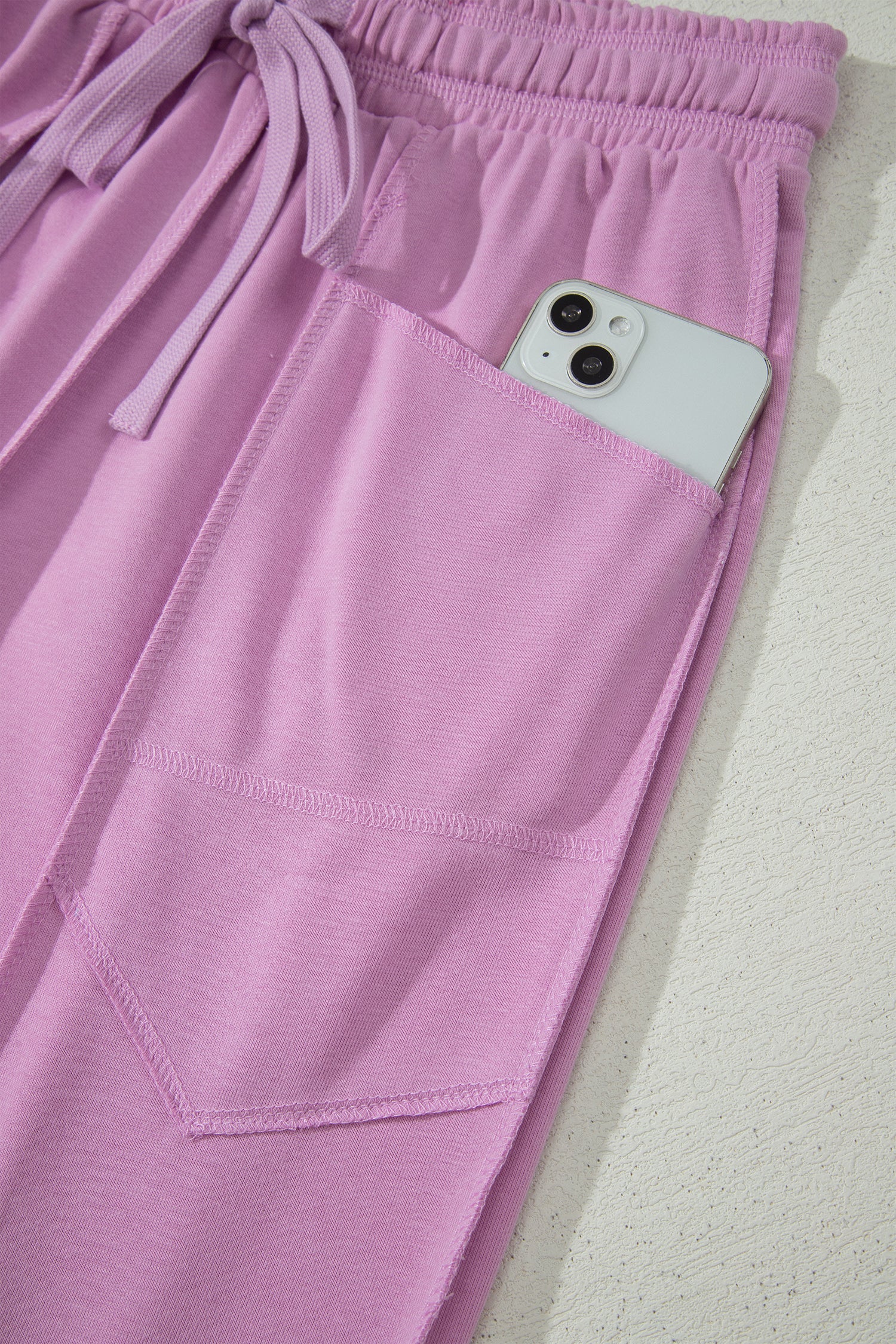 *Orchid Bouquet Drop Shoulder Boxy Tee and Barrel Pants Set