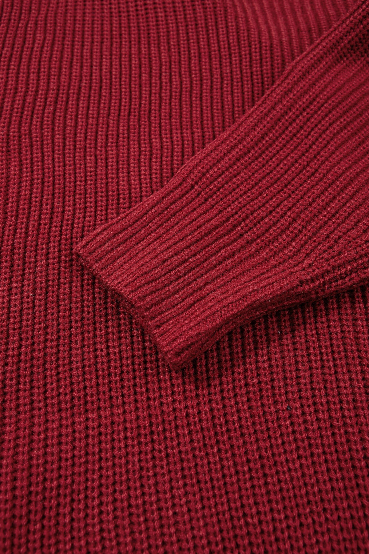 *Red Dahlia Solid Color Knit Oversized Button Front Sweater Cardigan