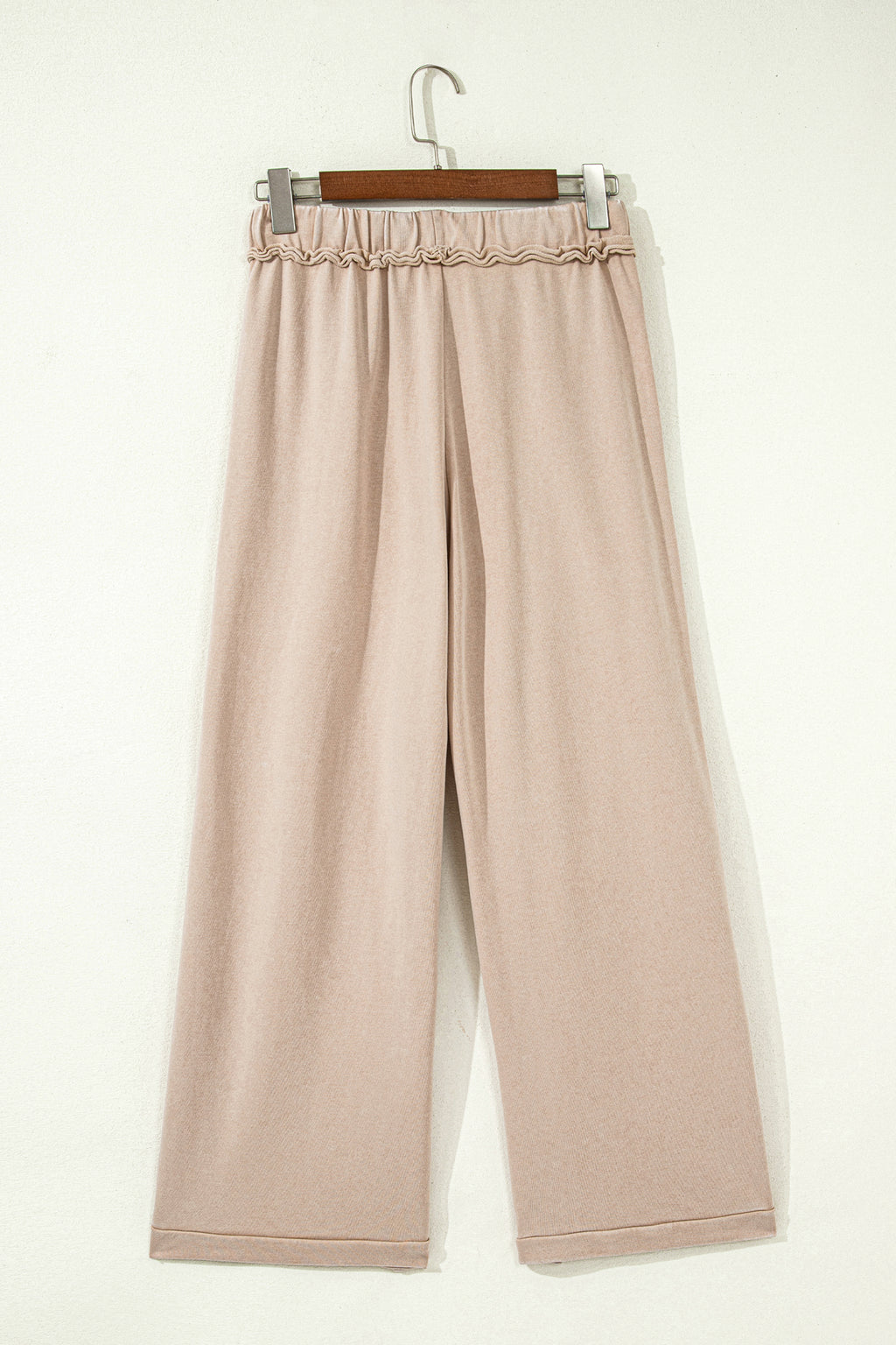 *Smoke Gray Mineral Wash Drawstring Retro High Waist Wide Leg Western Pants
