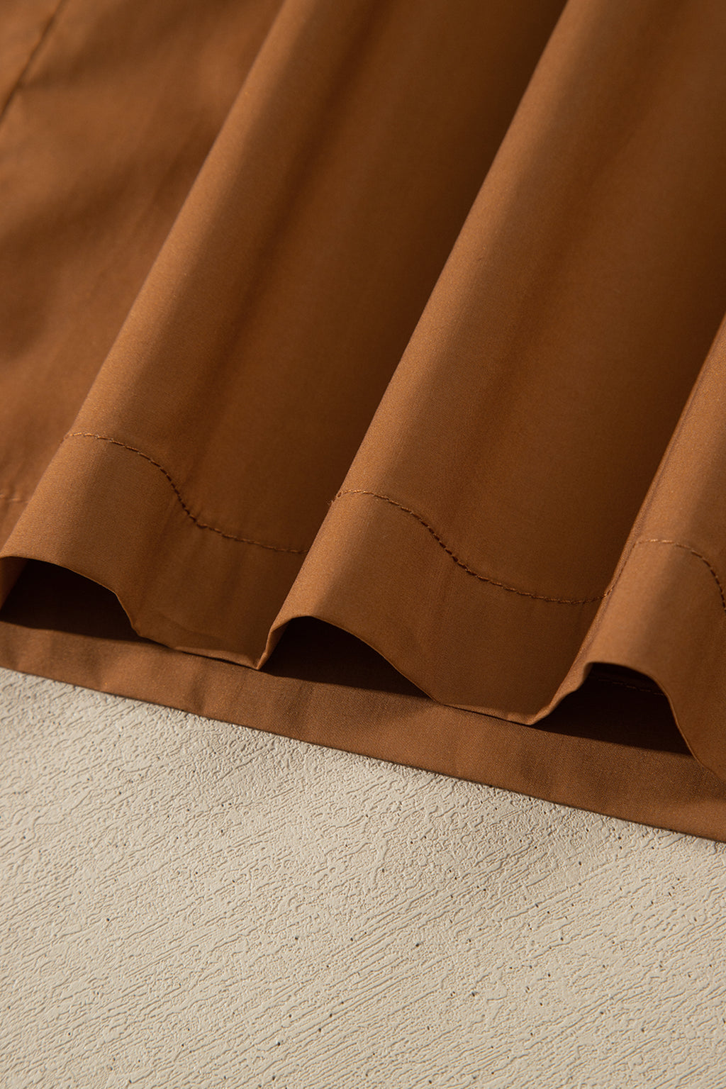 *Chestnut Striped Colorblock Patchwork Sleeveless Casual Long Dress