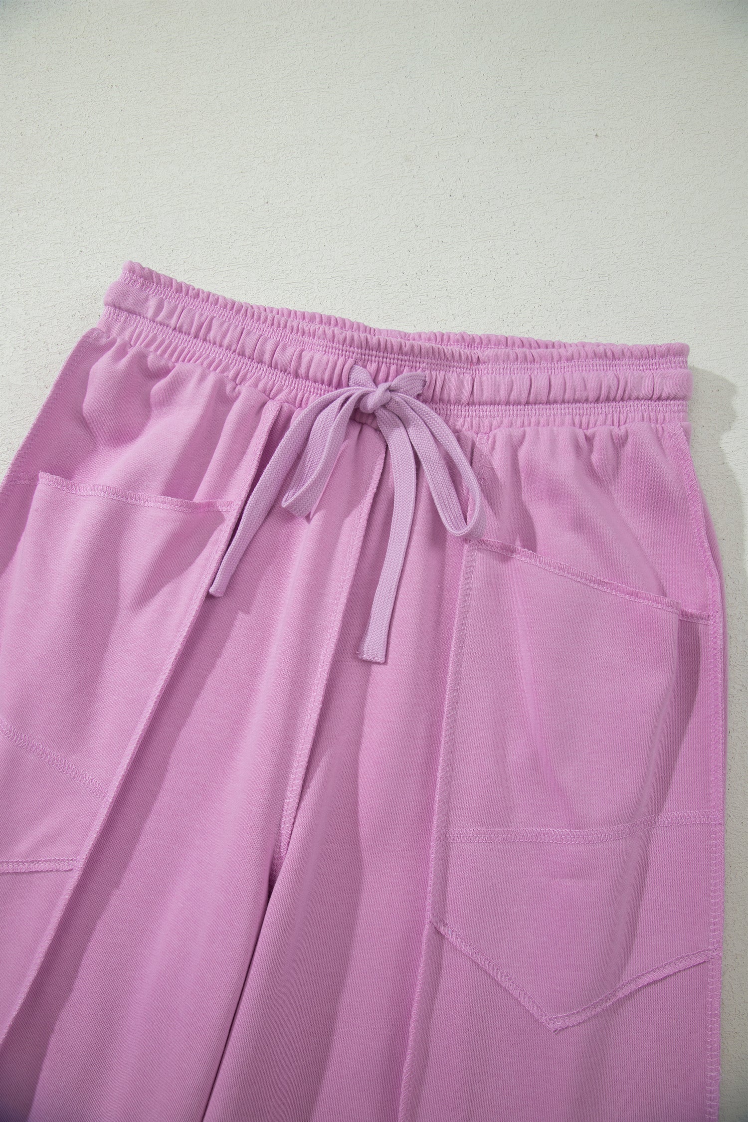 *Orchid Bouquet Drop Shoulder Boxy Tee and Barrel Pants Set